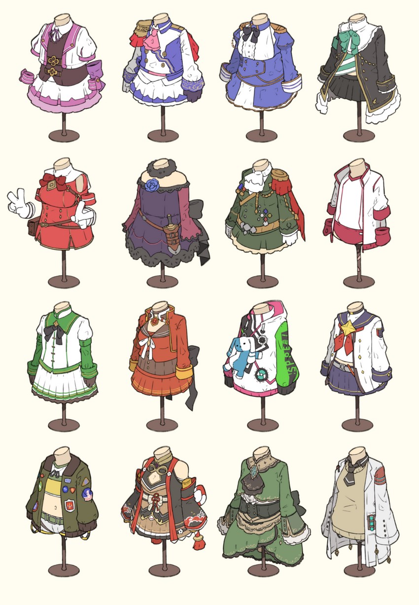 agnes tachyon, rice shower, mejiro mcqueen, daiwa scarlet, gold ship, and 11 more (umamusume) drawn by amonitto
