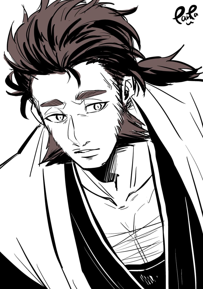 obana danjirou (bleach and 1 more) drawn by panpa_bh59
