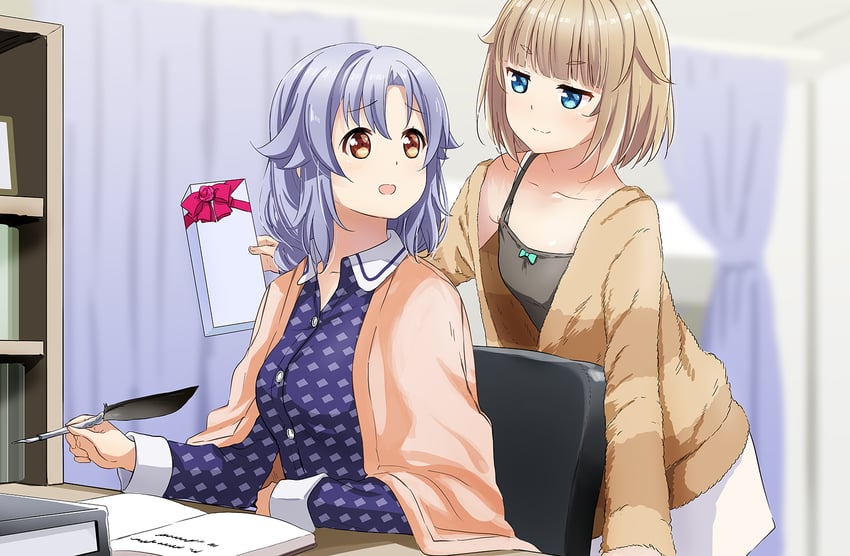 abe azumi and kawano tsubame (high school fleet) drawn by abe_kanari