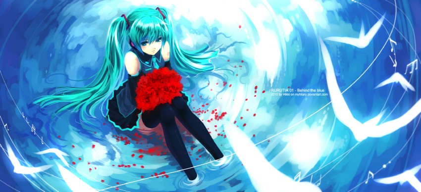 hatsune miku (vocaloid) drawn by myhilary