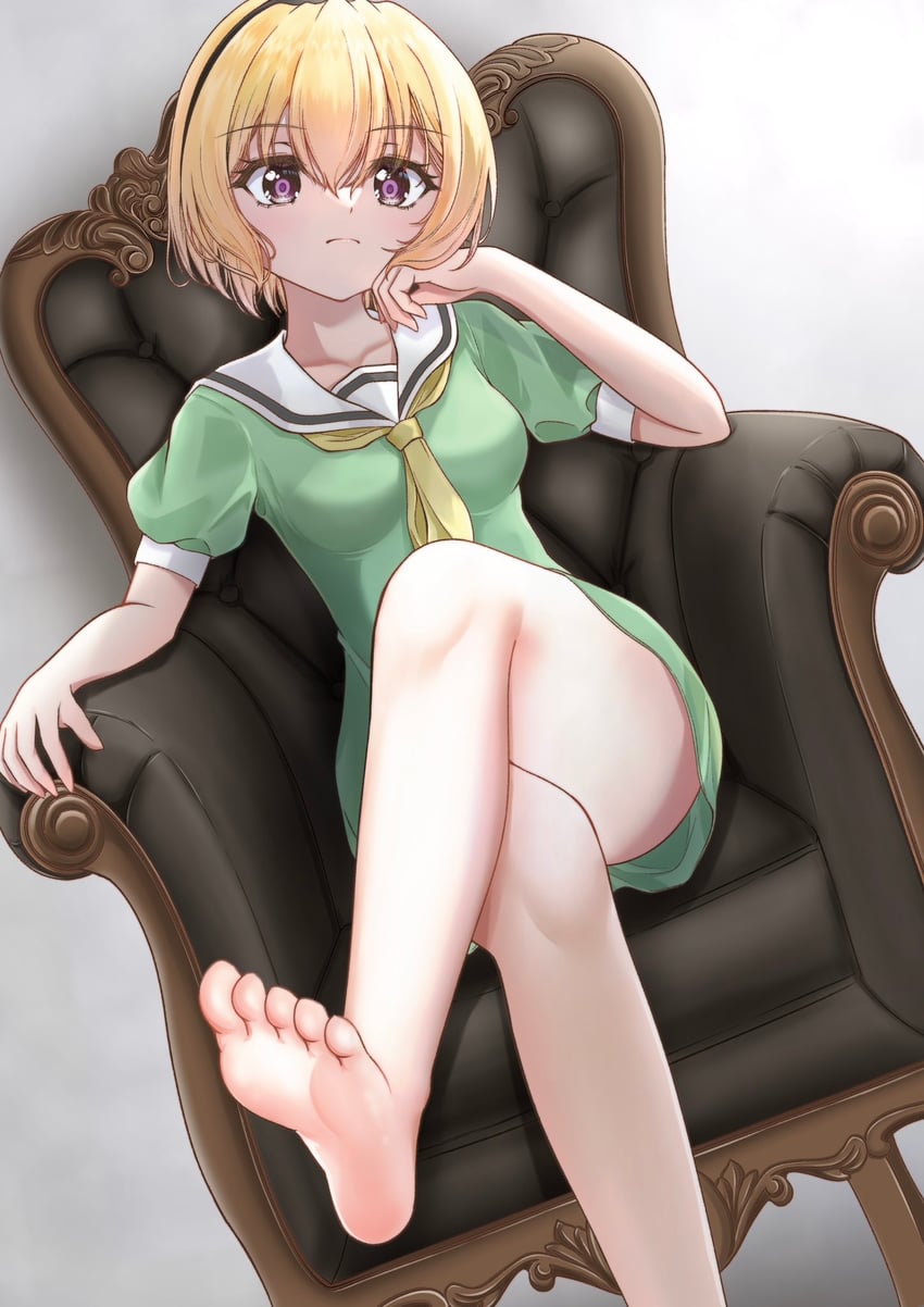 houjou satoko (higurashi no naku koro ni) drawn by ps4mana