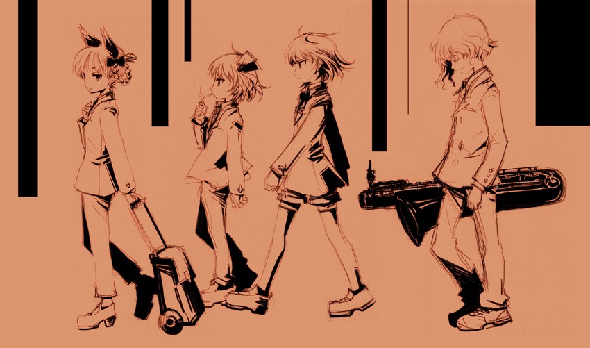 kaenbyou rin, rumia, houjuu nue, and merlin prismriver (touhou) drawn by rm_(pixfou)