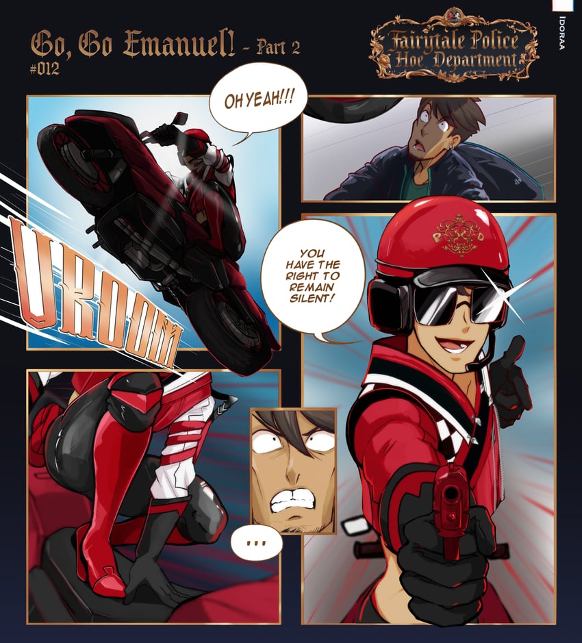 emanuel van redfor (fairytale police hoe department) drawn by idoraad