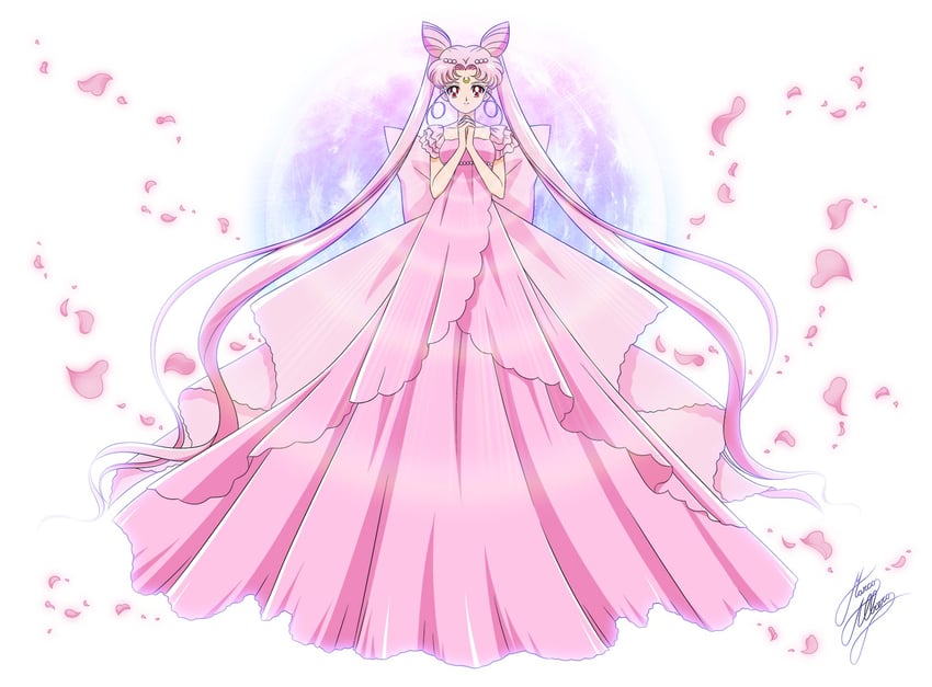 chibi usa and small lady serenity (bishoujo senshi sailor moon) drawn by marco_albiero
