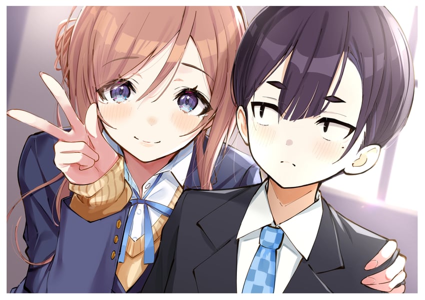 producer and himesaki rinami (idolmaster and 1 more) drawn by mappaninatta