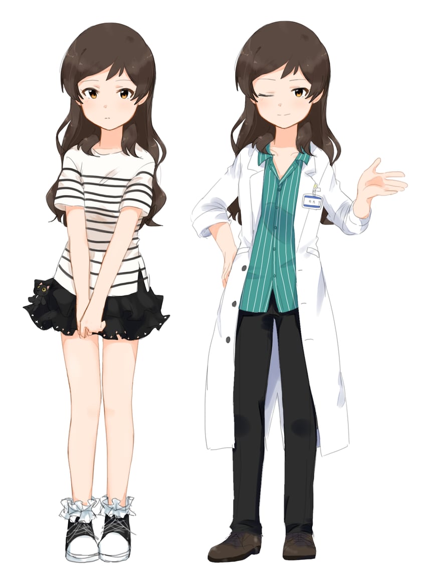 kitazawa shiho (idolmaster and 2 more) drawn by hutaba