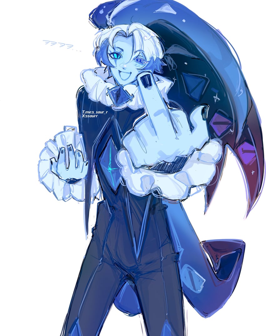shadow milk cookie (cookie run and 1 more) drawn by fflyaga