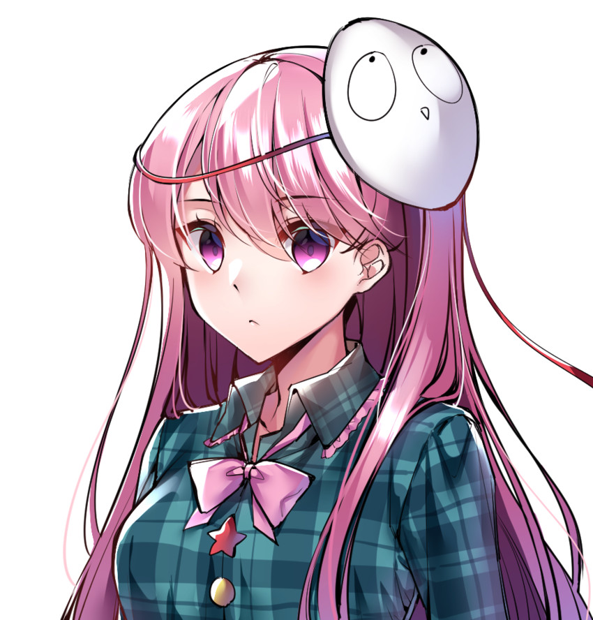 hata no kokoro and komi shouko (touhou and 1 more) drawn by dark_jewel_(gem_oblivion)