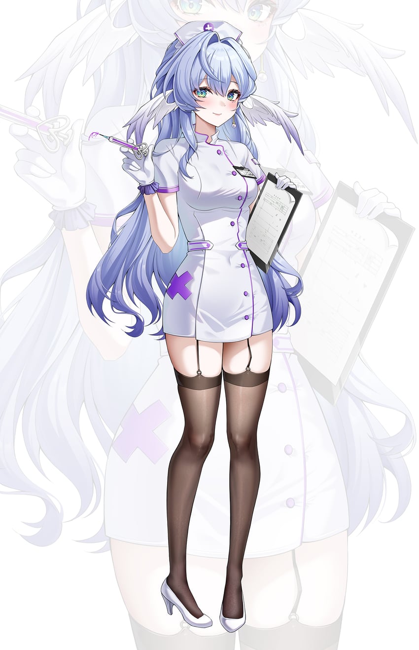 robin (honkai and 1 more) drawn by wol_(wol_927)