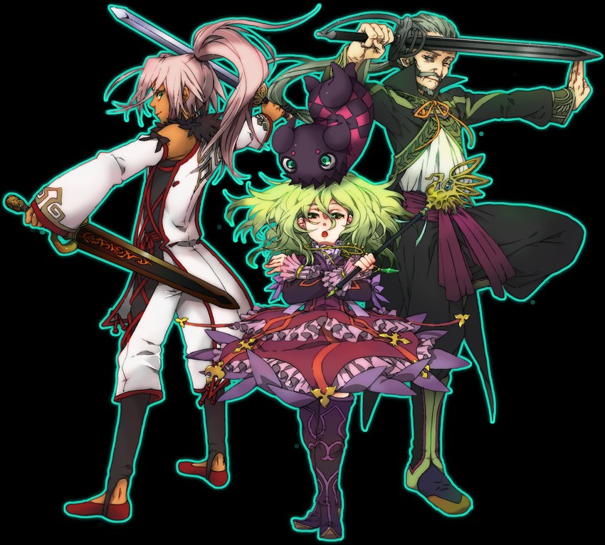 elize lutus, teepo, rowen j. ilbert, and ivar (tales of and 1 more) drawn by n_(no_bu)