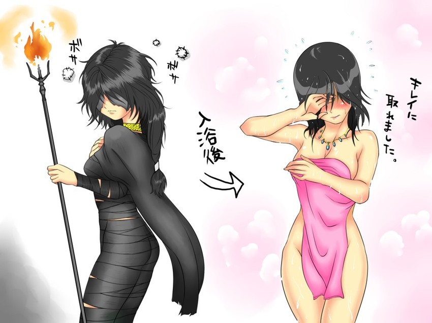 maiden in black (demon's souls) drawn by hamaguri_koutarou