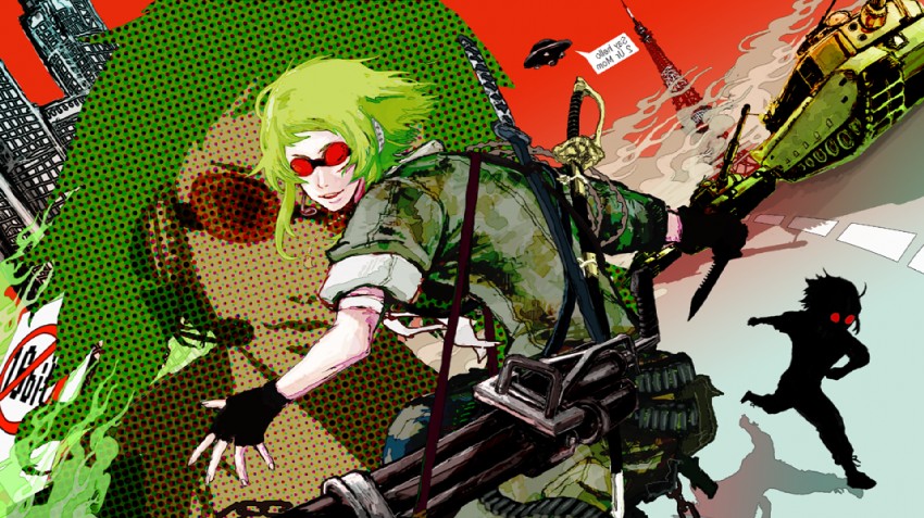 gumi (vocaloid and 1 more) drawn by ine_(namichidori)