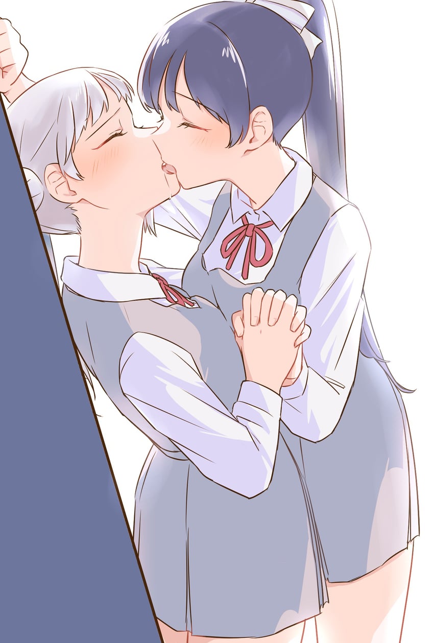 arashi chisato and hazuki ren (love live! and 1 more) drawn by kikorinolily