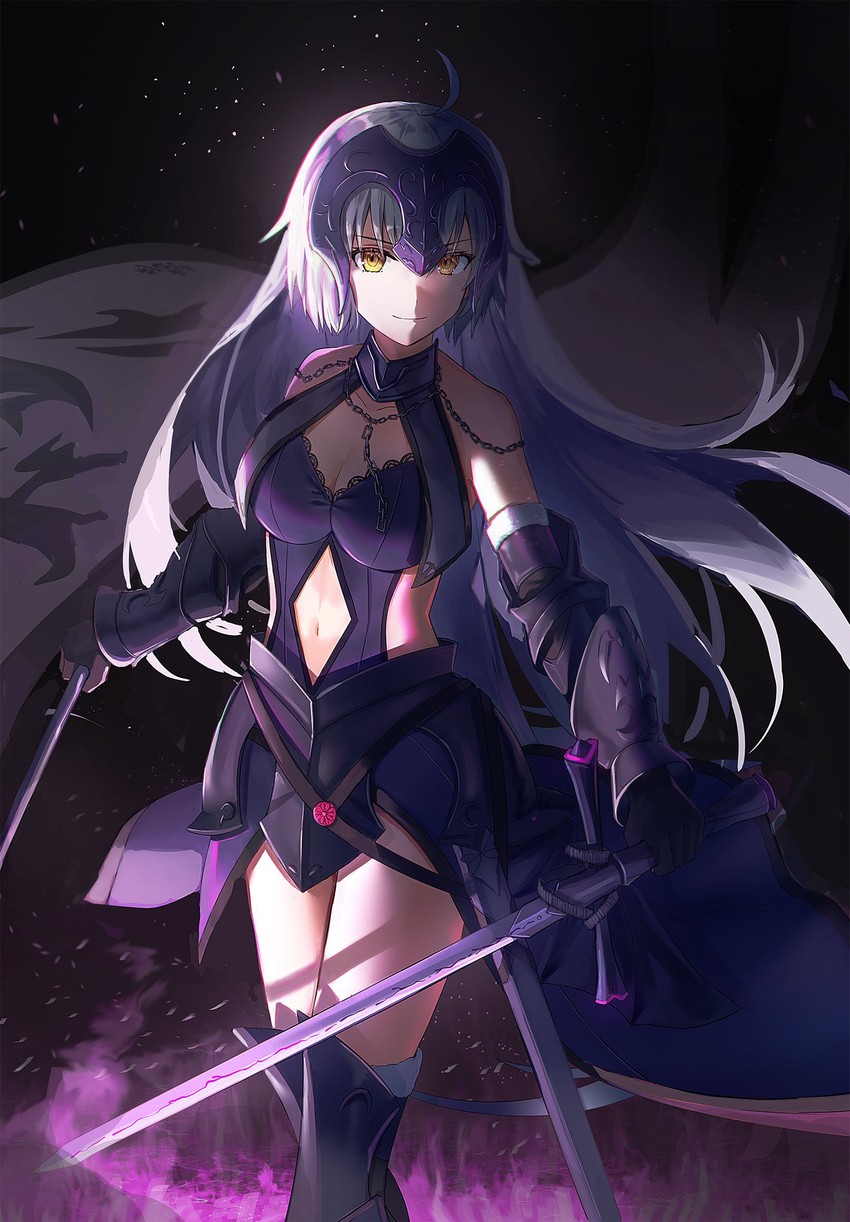jeanne d'arc alter (fate and 1 more) drawn by nekoreito