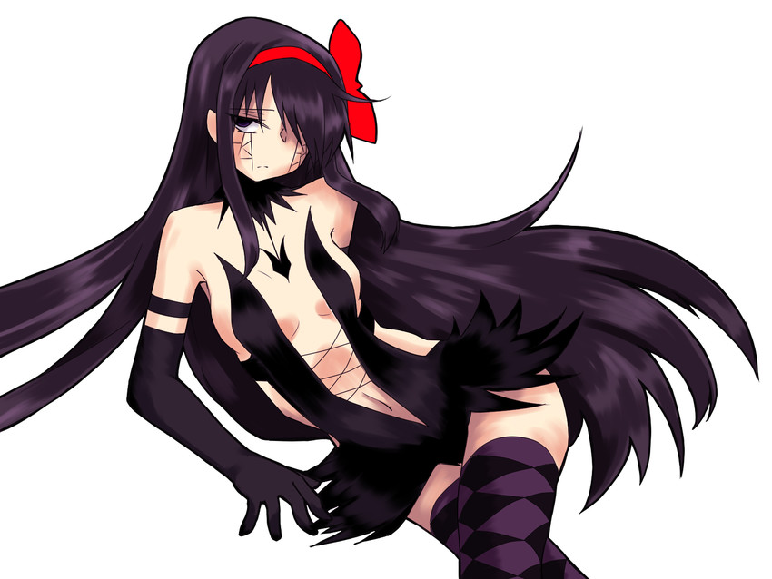 akemi homura and akuma homura (mahou shoujo madoka magica and 1 more) drawn by poliumm