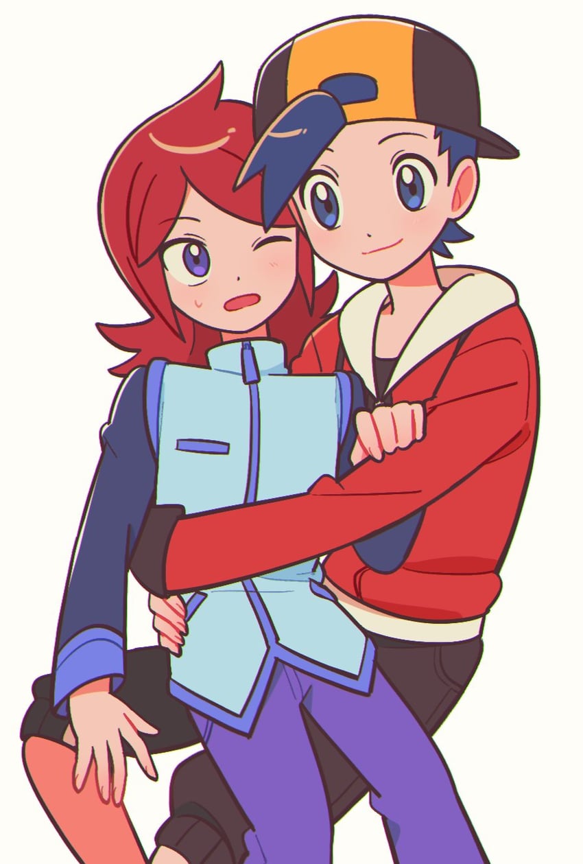 ethan and silver (pokemon and 1 more) drawn by chueog