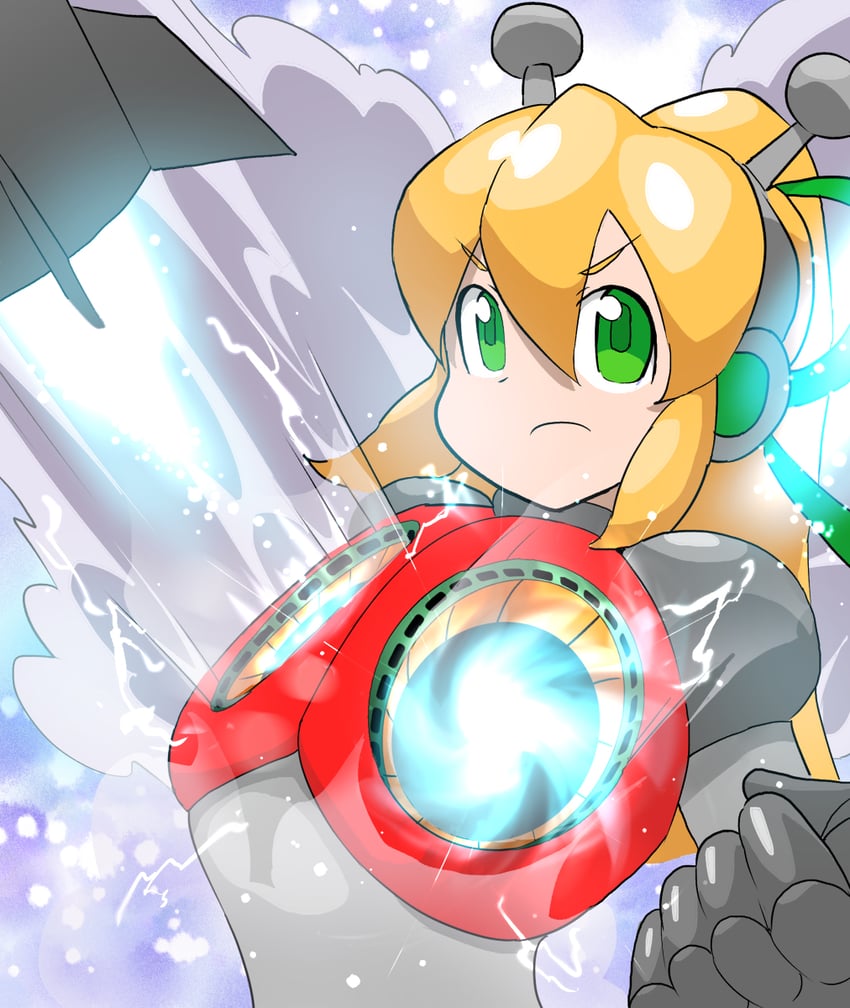 roll and hyper roll (mega man and 1 more) drawn by buta_otoko