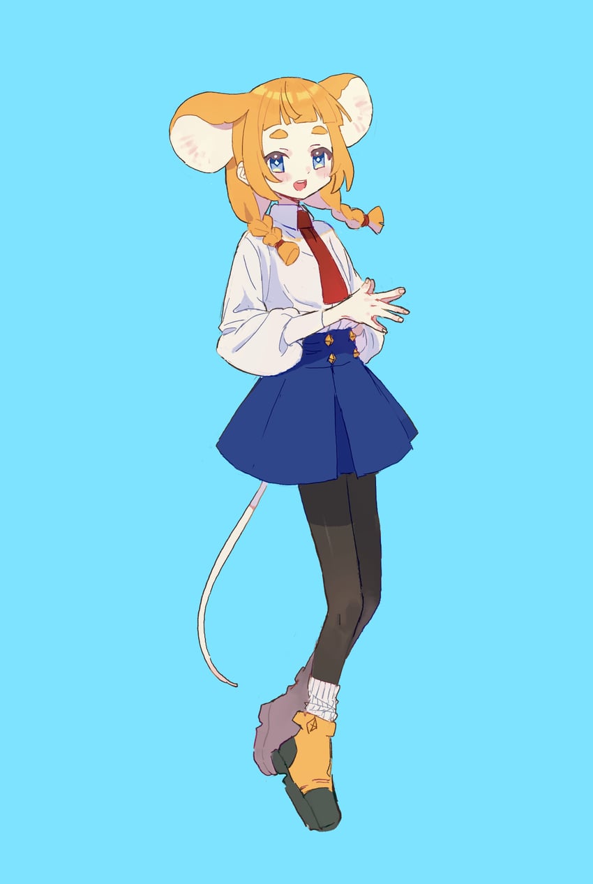 mau-chan (original and 1 more) drawn by naname_(7name)