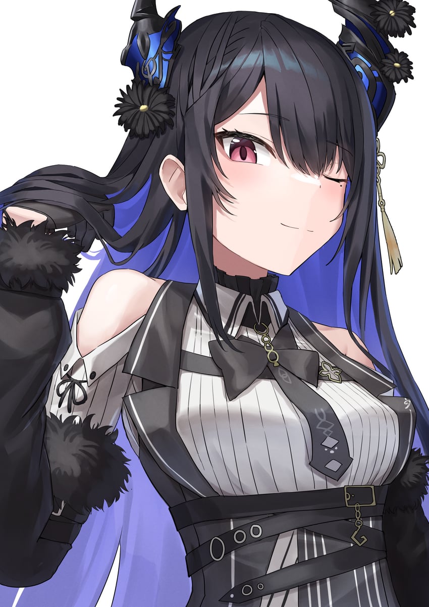 nerissa ravencroft (hololive and 1 more) drawn by vakuuberi