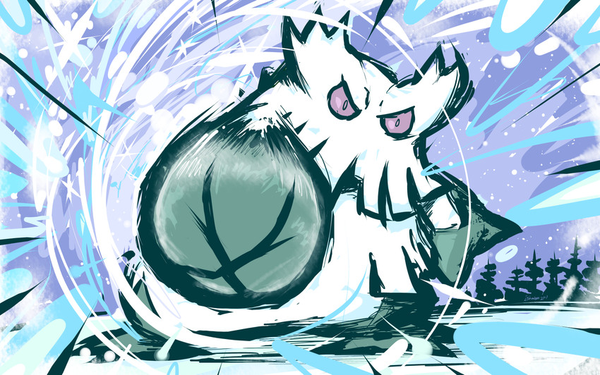 abomasnow (pokemon) drawn by ishmam