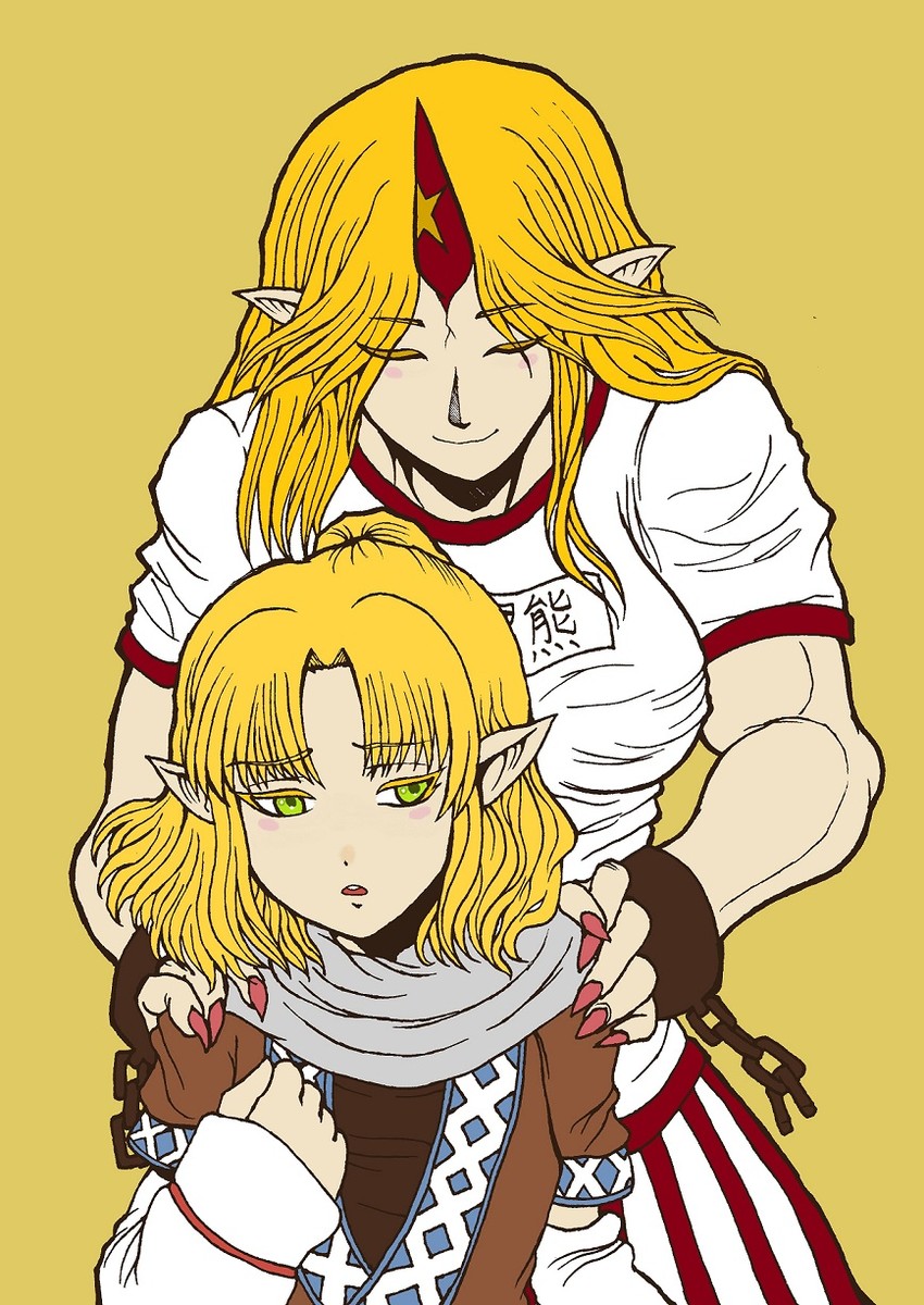 mizuhashi parsee and hoshiguma yuugi (touhou) drawn by otuki_kaede