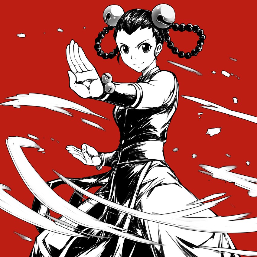 li xiangfei (the king of fighters and 2 more) drawn by fish.boy