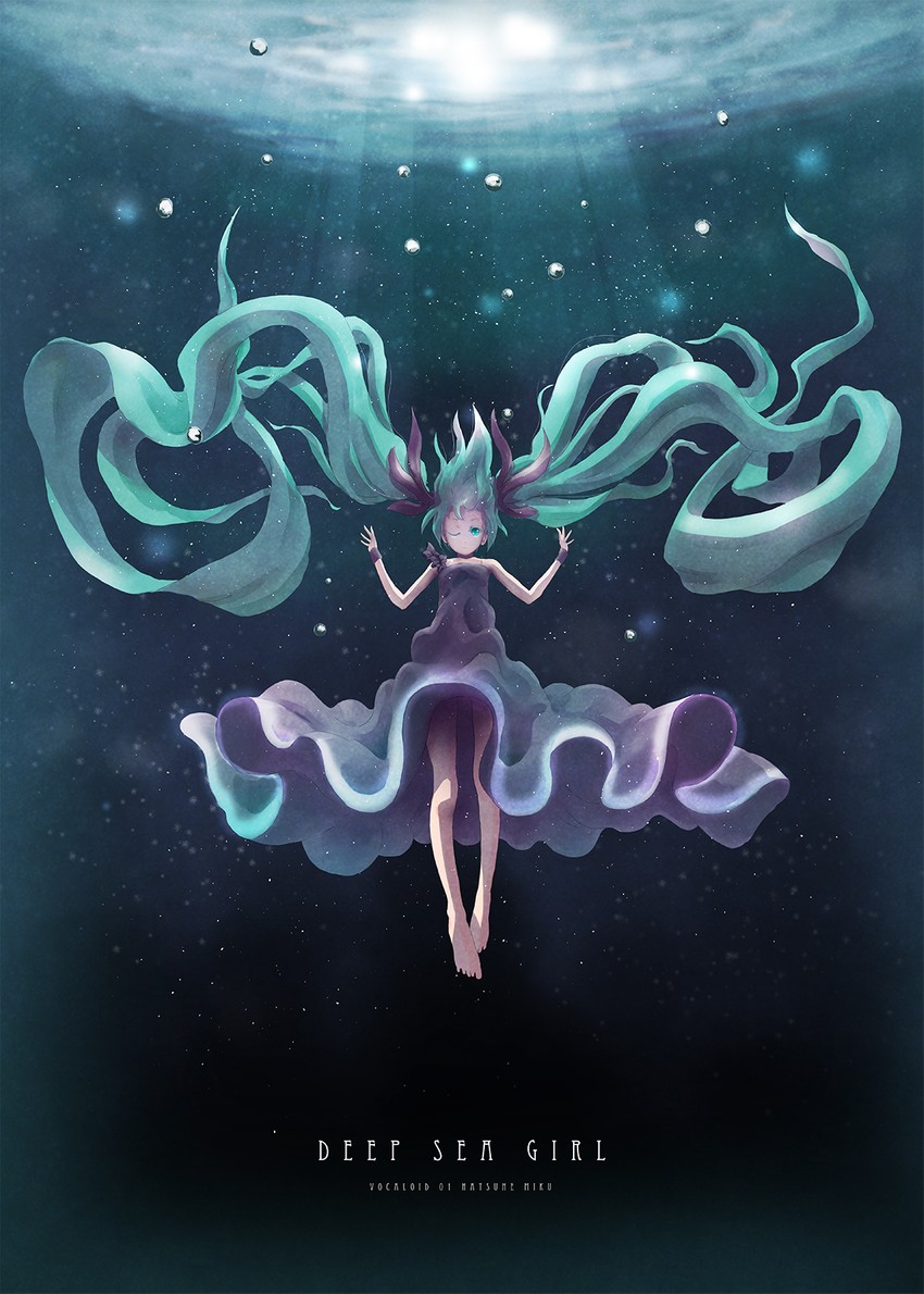 hatsune miku (vocaloid and 1 more) drawn by satyuas