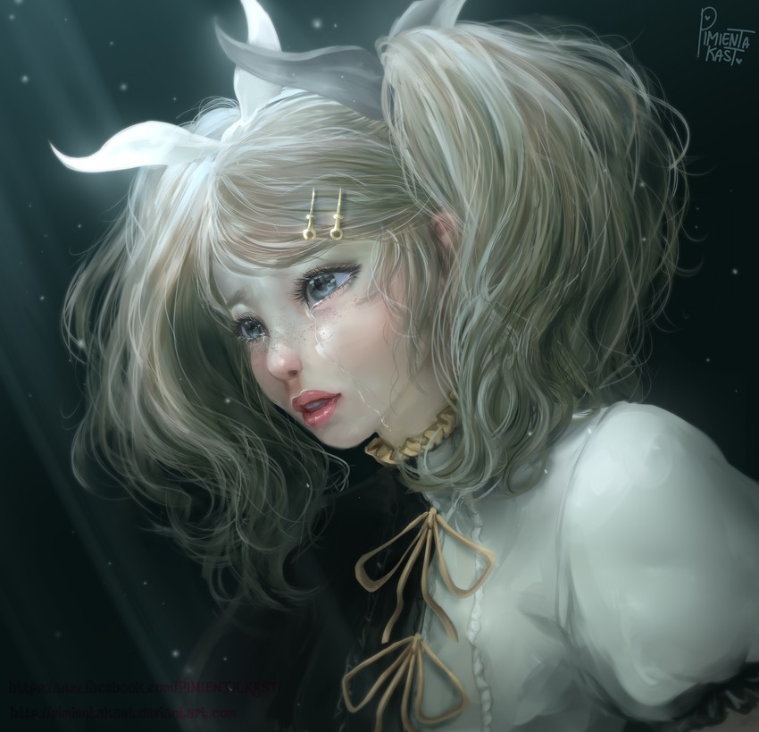 kagamine rin (vocaloid and 1 more) drawn by pimienta_kast