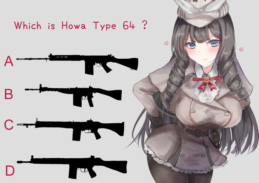 howa type 64 (girls' frontline) drawn by martinreaction