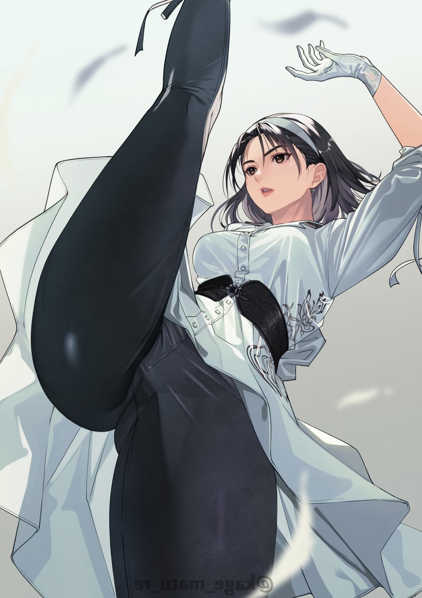 kazama jun (tekken and 1 more) drawn by kagematsuri