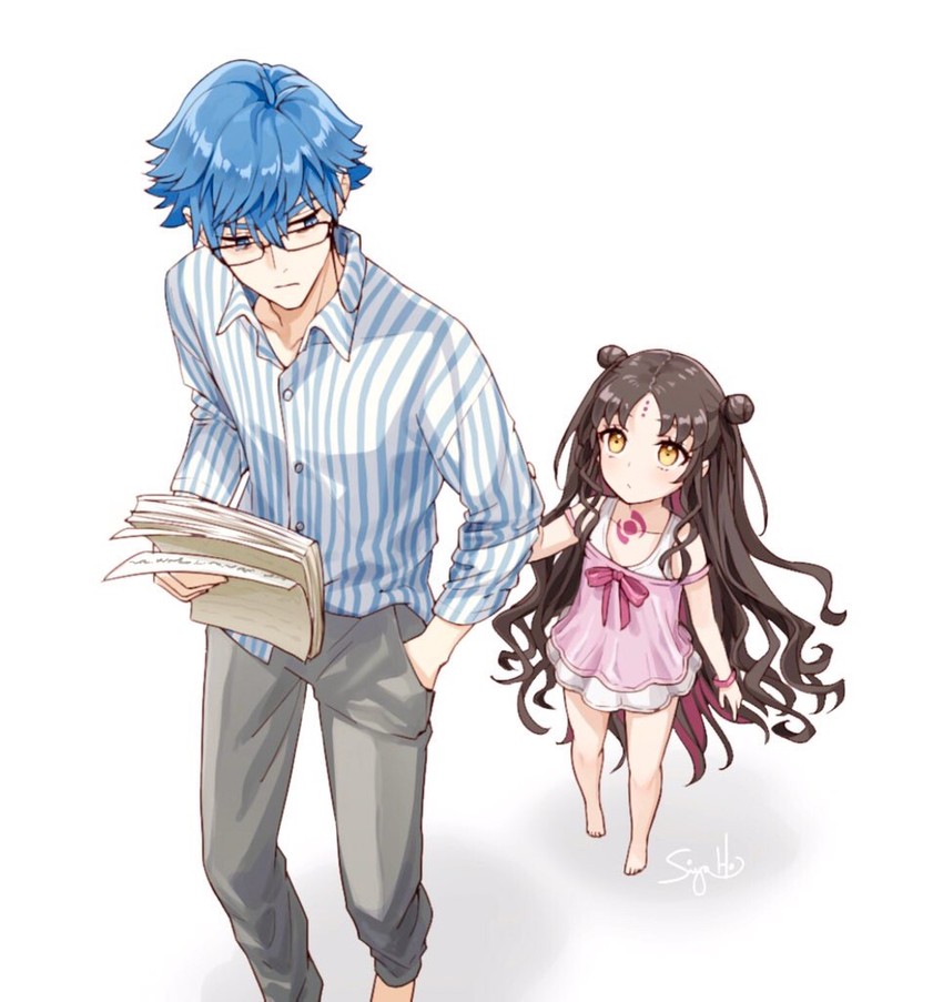 sessyoin kiara and hans christian andersen (fate and 1 more) drawn by siya_ho