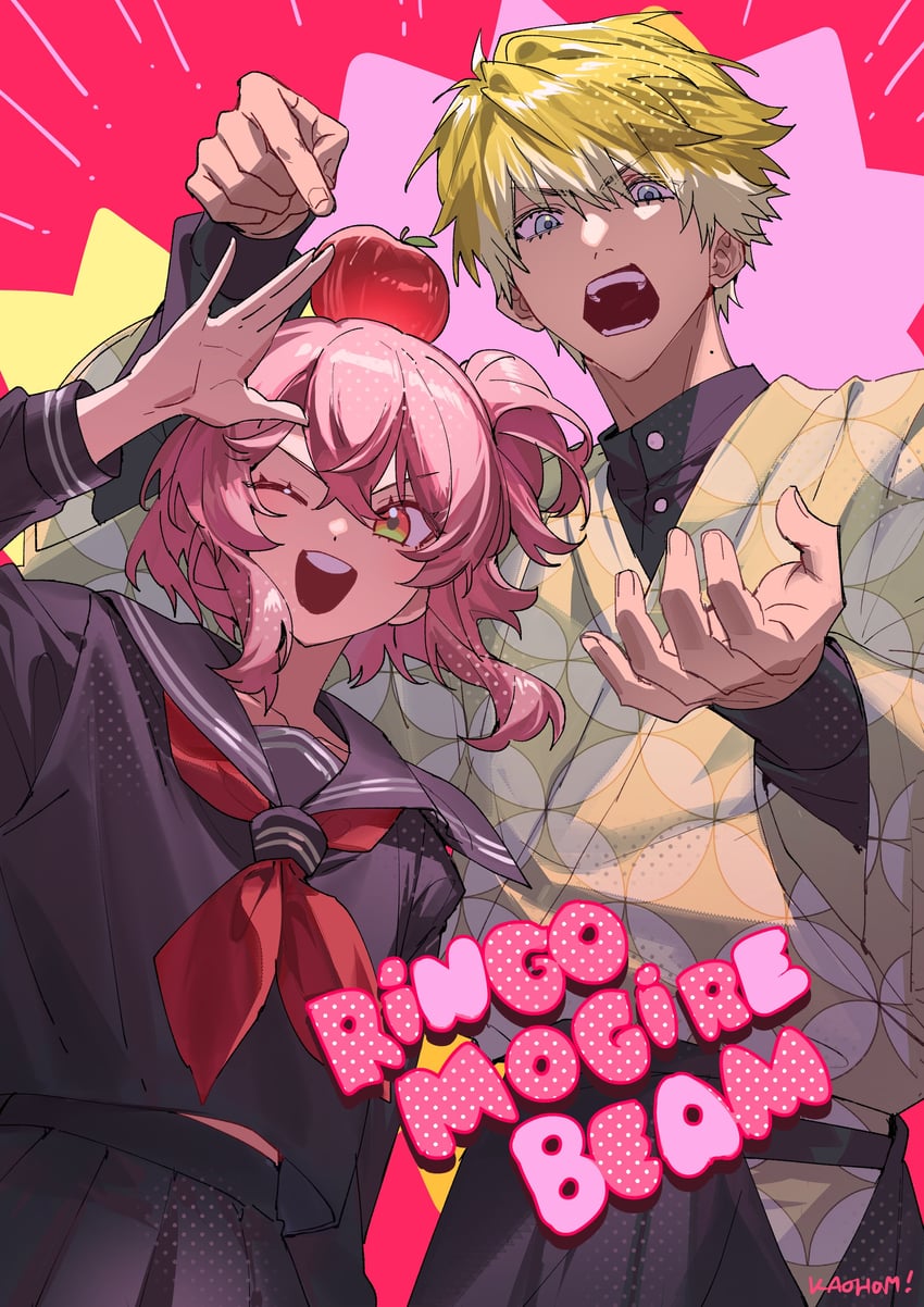 rosemi lovelock and sonny brisko (nijisanji and 1 more) drawn by kaohom503