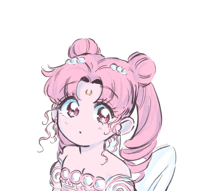chibi usa and small lady serenity (bishoujo senshi sailor moon) drawn by heartiaac