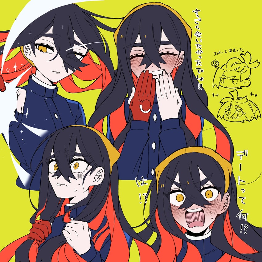 kieran and carmine (pokemon and 1 more) drawn by bujin_bb