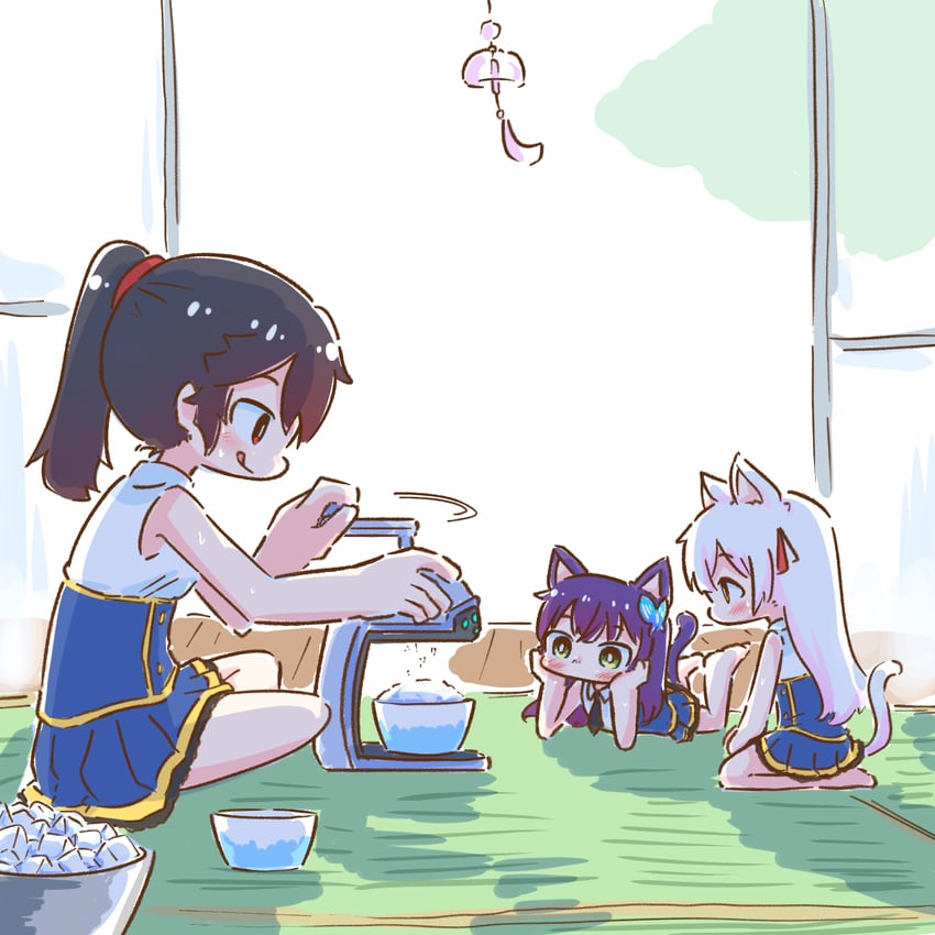 funada kiito, funada ui, and nagasawa yuki (assault lily) drawn by teisuu