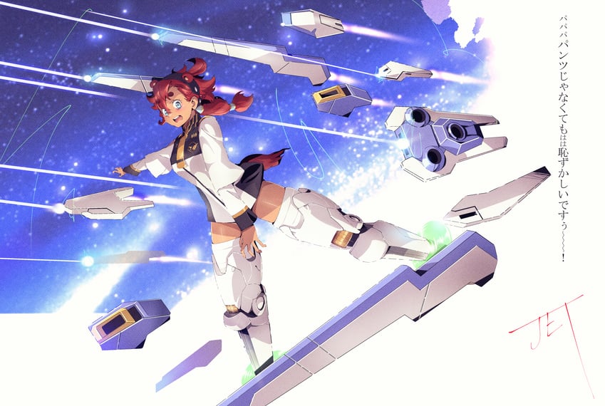 suletta mercury (gundam and 2 more) drawn by jet_yowatari