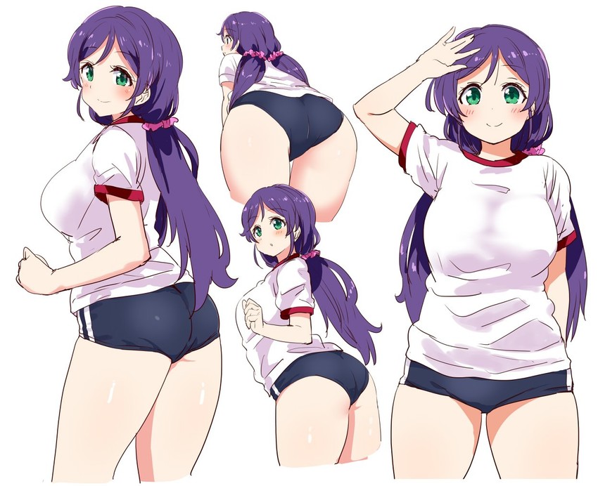 tojo nozomi (love live! and 1 more) drawn by kurokawa_makoto