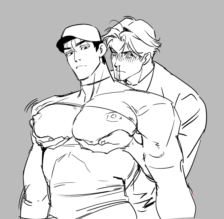 ao isami and lewis smith (yuuki bakuhatsu bang bravern) drawn by ekstmekajr