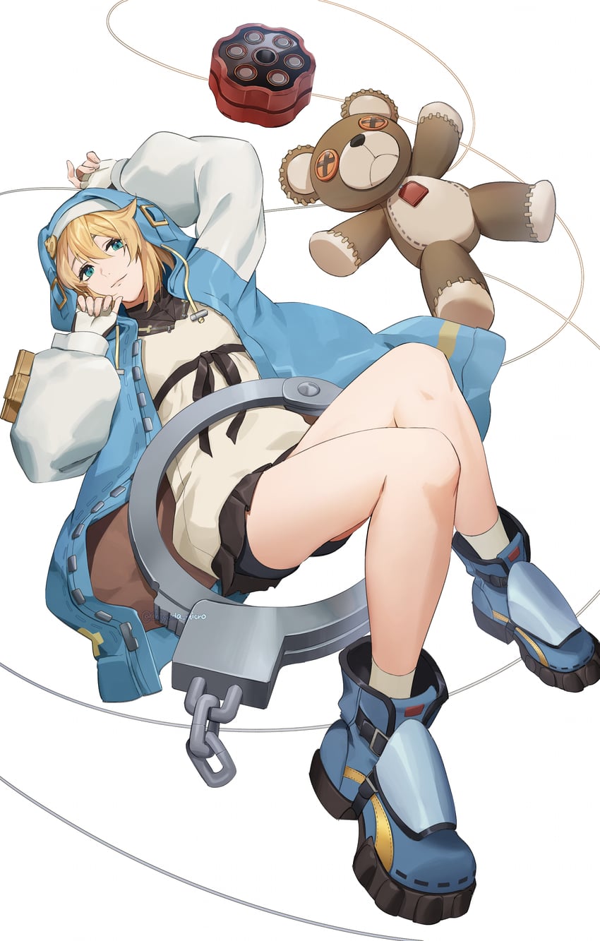 bridget and roger (guilty gear and 1 more) drawn by mikurou_(nayuta)
