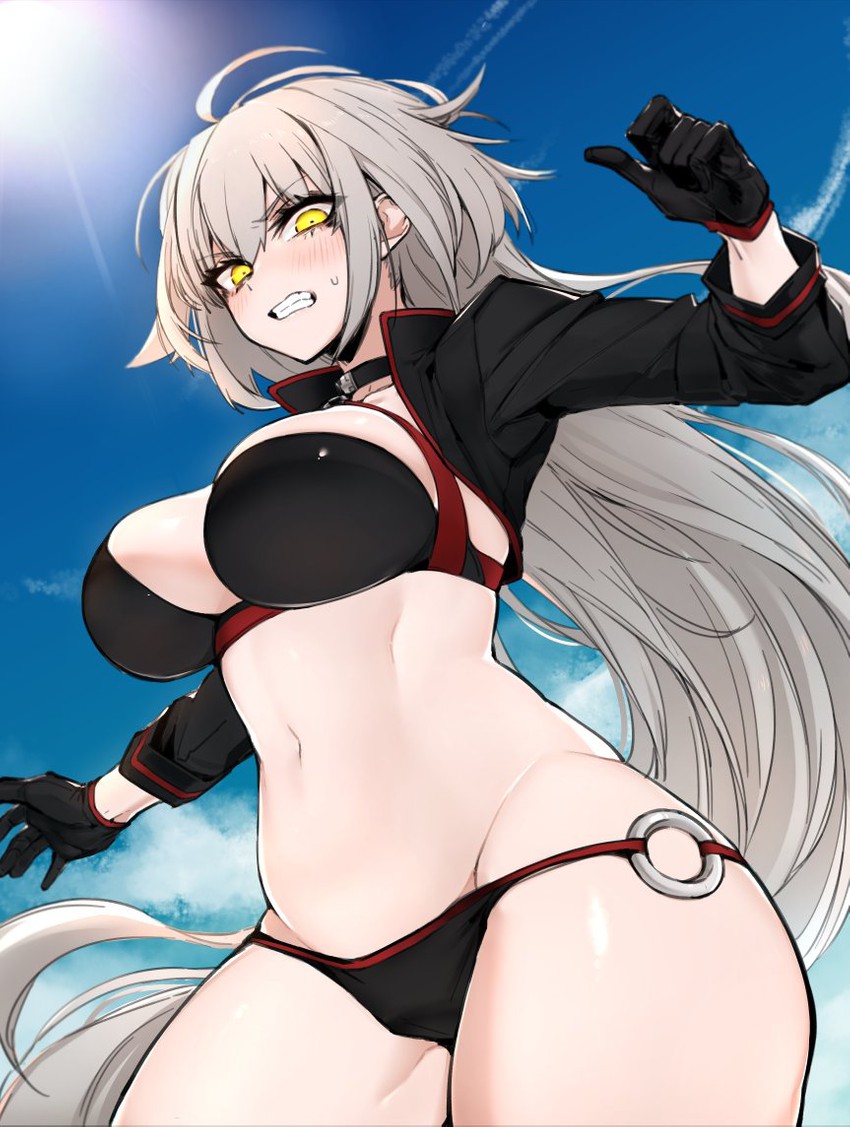 jeanne d'arc alter (fate and 1 more) drawn by j.k.