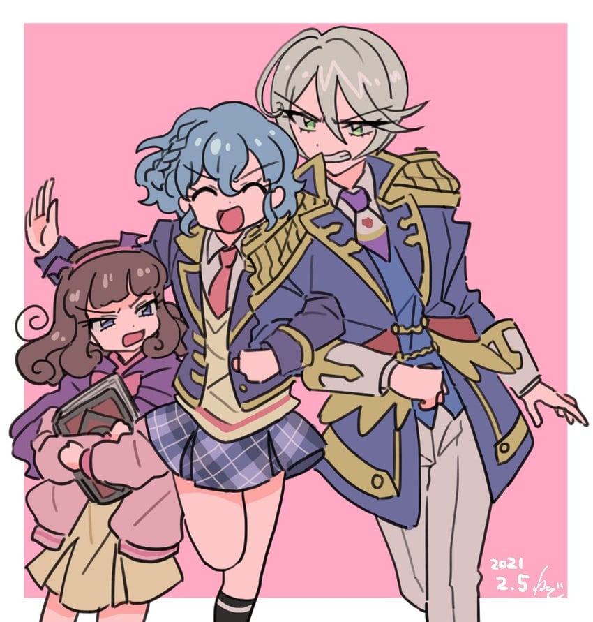 kurosu aroma, dorothy west, and shikyoin hibiki (pretty series and 1 more) drawn by rituyama1