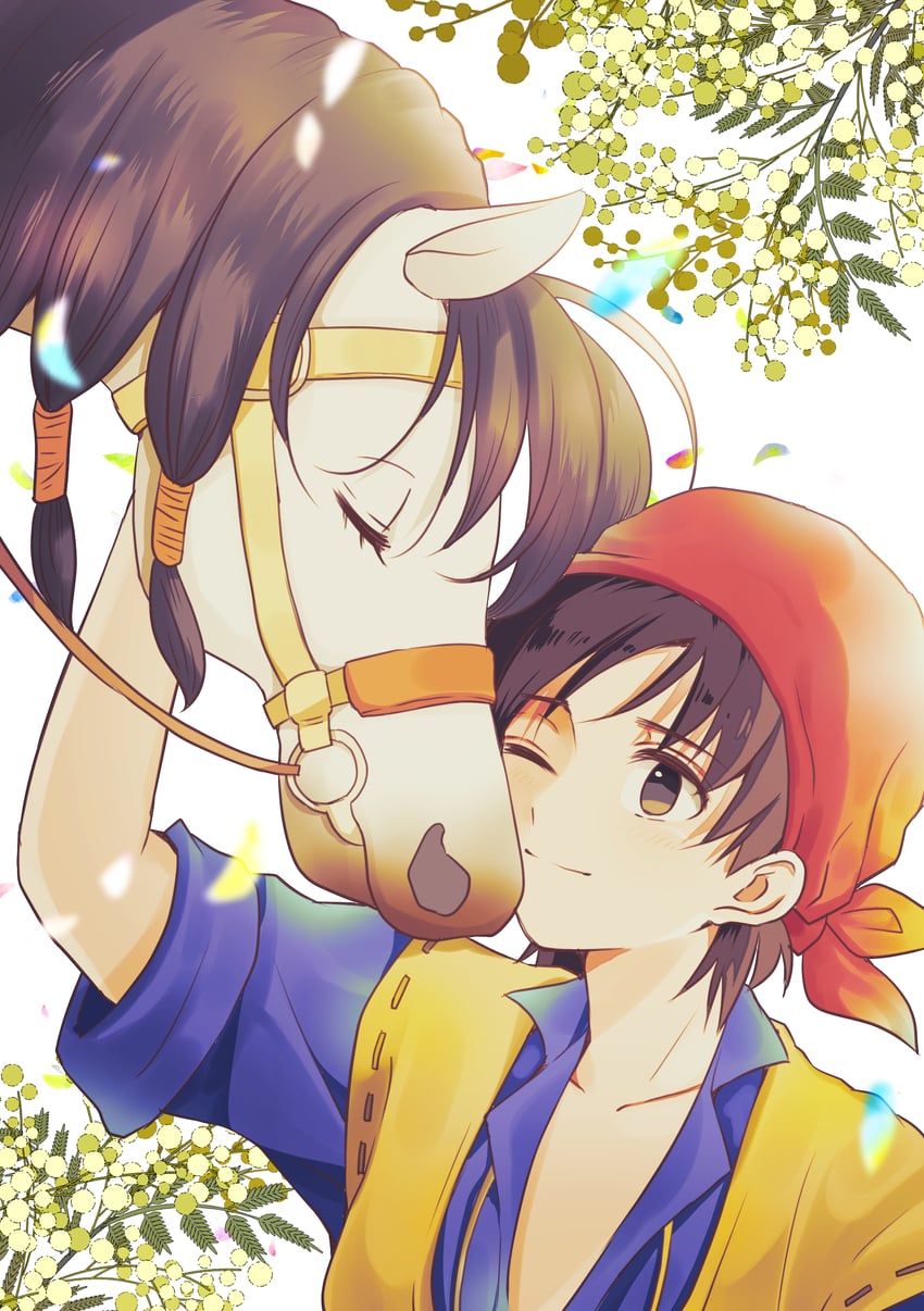 hero and medea (dragon quest and 1 more) drawn by c-diamond