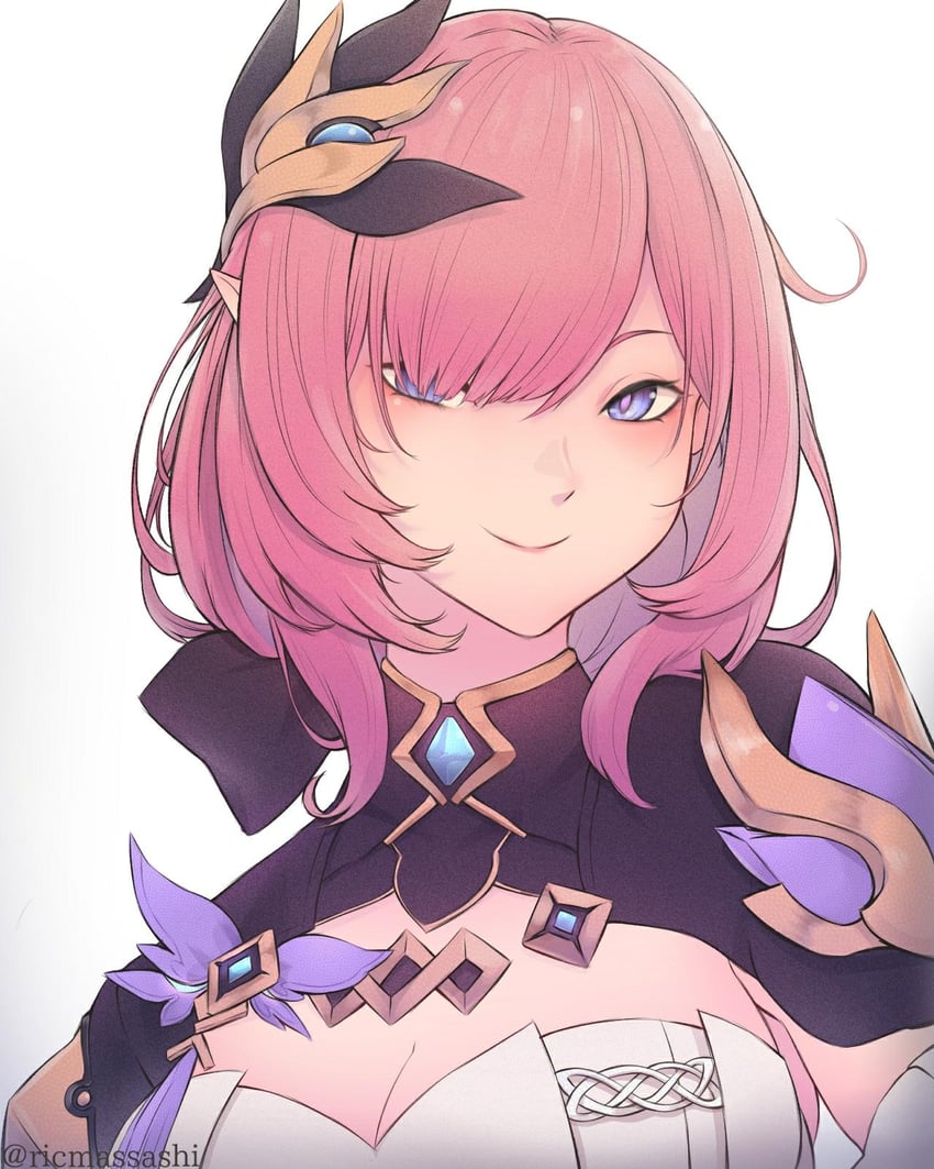 elysia (honkai and 1 more) drawn by rikuguma