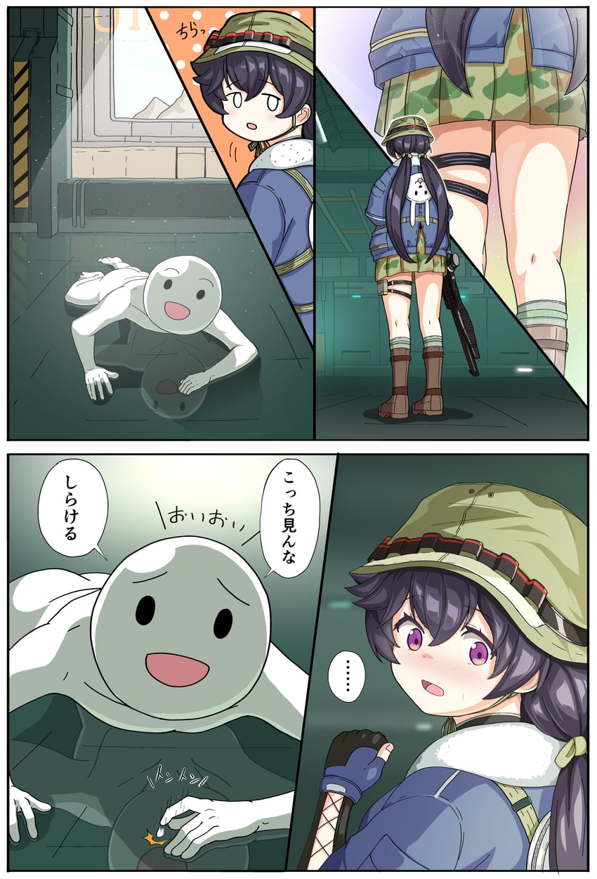 lotta (girls' frontline and 1 more) drawn by numazume