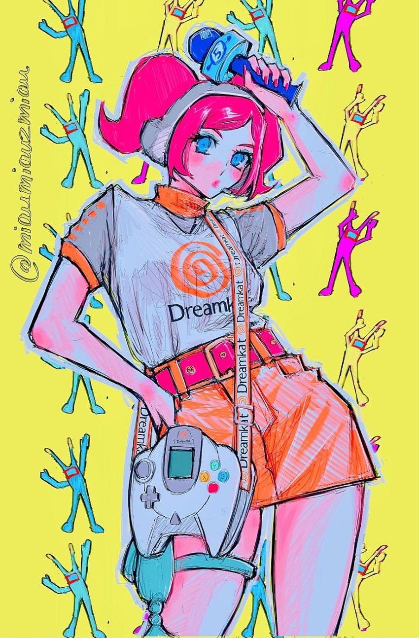 ulala and morolian (space channel 5) drawn by poririna