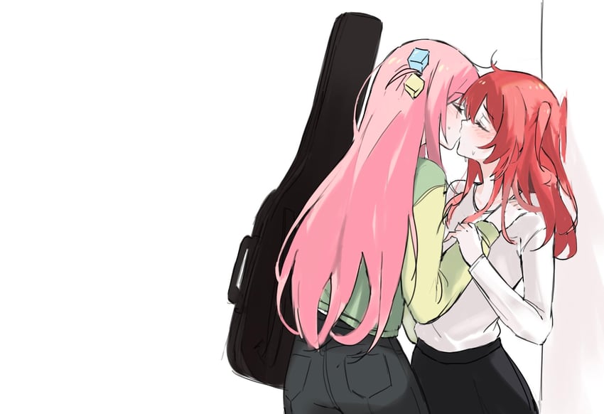 gotoh hitori and kita ikuyo (bocchi the rock!) drawn by puhen