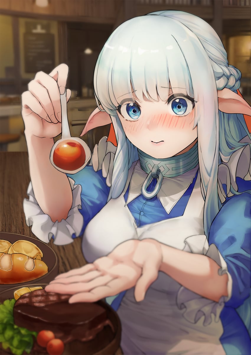 nephelia (maou no ore ga dorei elf wo yome ni shitanda ga dou medereba ii?) drawn by santori