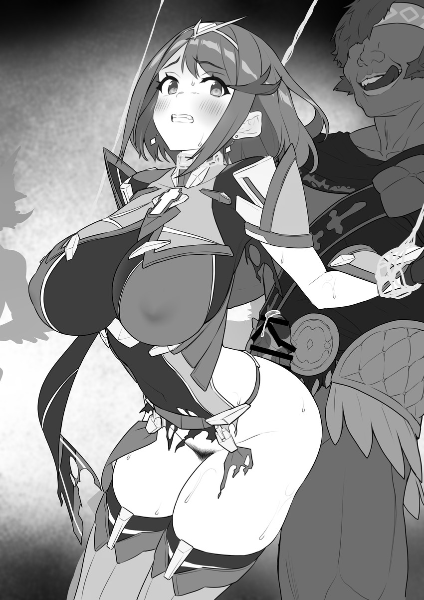 pyra (xenoblade chronicles and 1 more) drawn by baffu