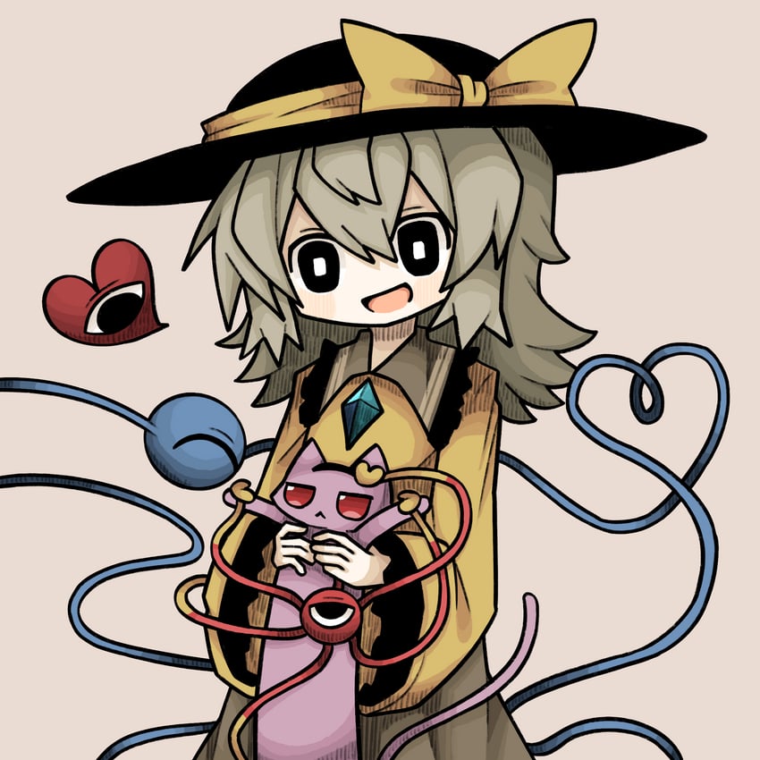 komeiji koishi and komeiji satori (touhou) drawn by zunusama