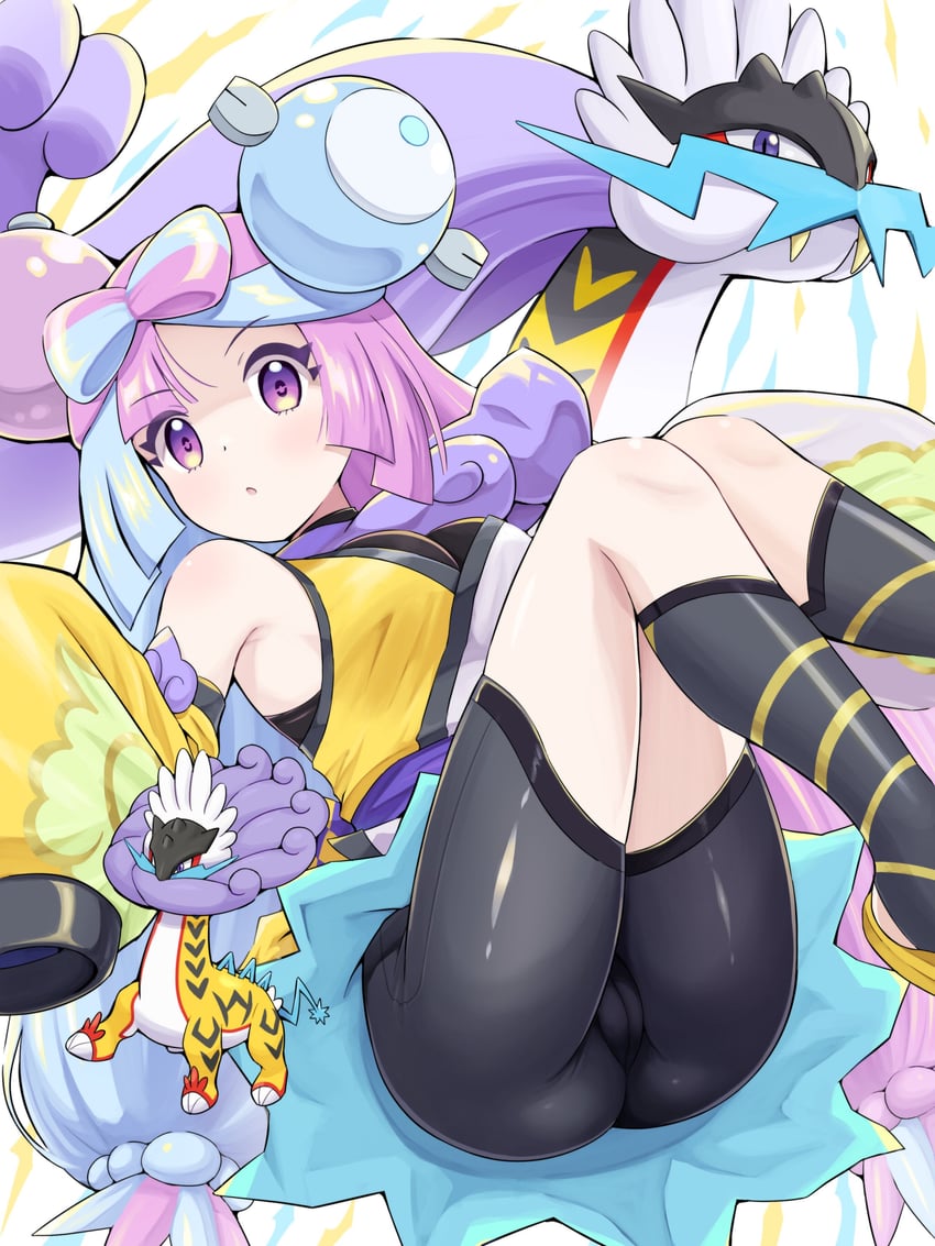 iono and raging bolt (pokemon and 1 more) drawn by pokemoa